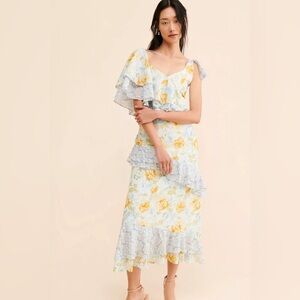We Are Kindred Giovanna Tiered
Ruffle Maxi Dress